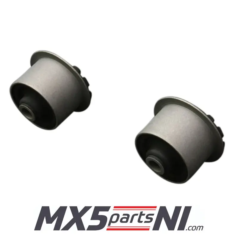 Hardrace Rear Diff Bushings Hardened Rubber 2Pc Mx5 Mk1 Mk2 1