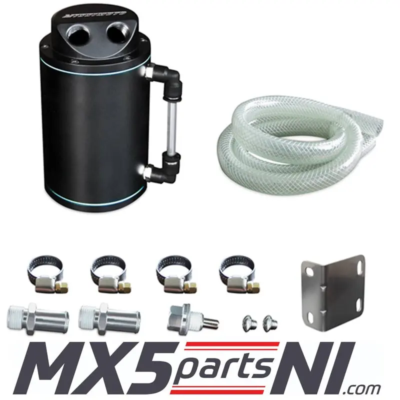 Mishimoto Universal Black Oil Catch Can 1