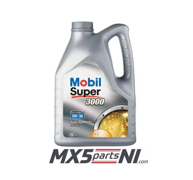 Mobil Super 3000 5W30 Engine Oil Mx5 Mk3 1