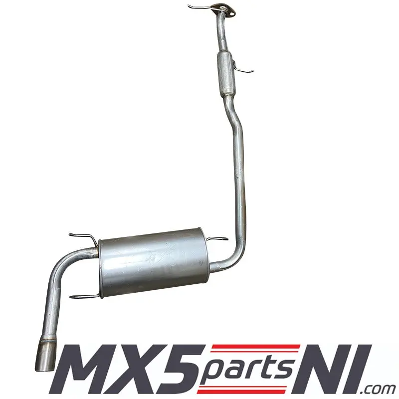 Rear Back Box And Mid Pipe Exhaust - Mx5 Mk1 1