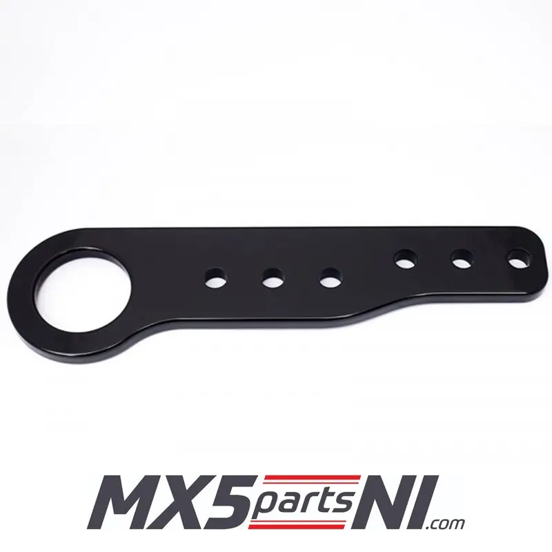 Rear Tow Hook Aluminium Black Mx5 Mk1 Mk2 1