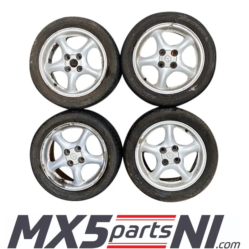 Used 15" Mazda Mx5 5 Spoke Alloys 1