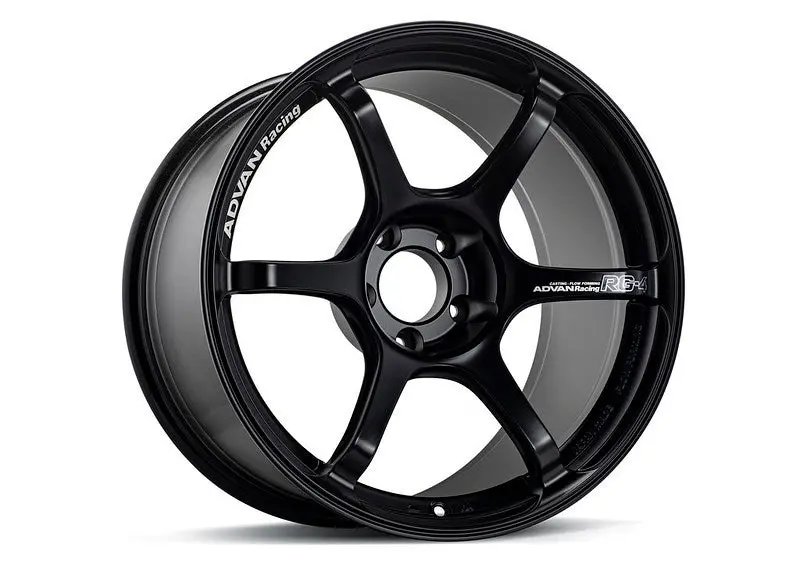 Advan Rg-4 18X9.5J +12 Offset Wheel – Semi-Gloss Black, 5X114.3 Pcd 1