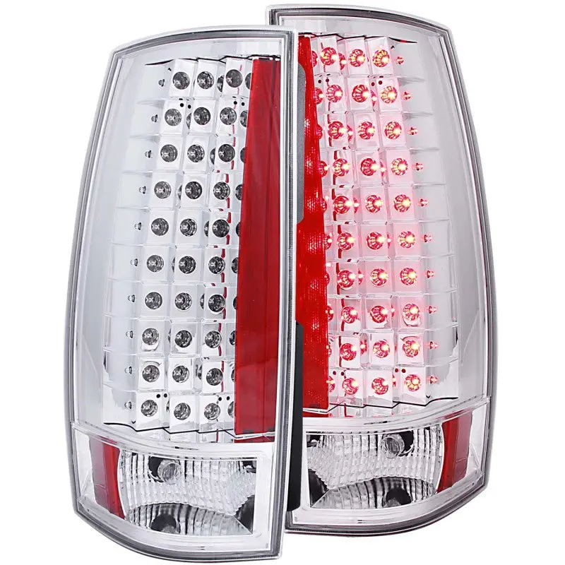 Anzo Led Taillight Assembly For 2007–2014 Chevrolet Suburban – Red/Clear Lens, G4 Series 1