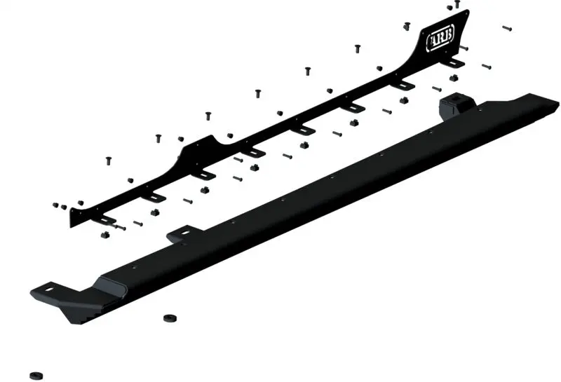 Arb R/T Rail System Compatible With Jeep Jl 4-Door Models 1
