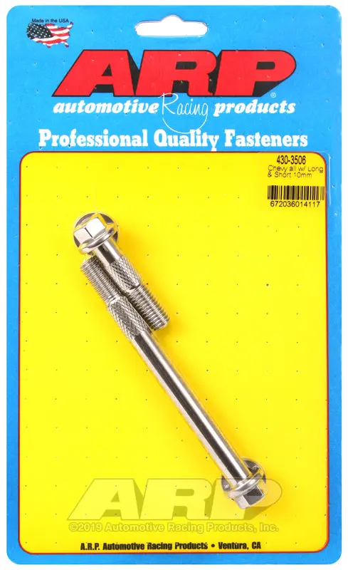 Arp Gm M10 Hex Ss 7.775 / 4.470In  Starter Bolt Kit 1
