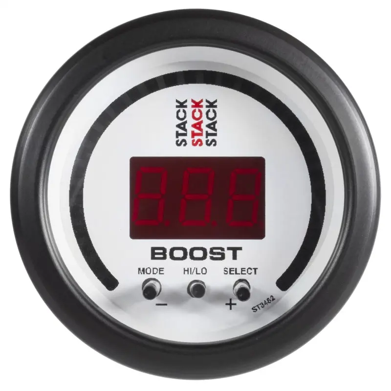 Autometer Stack 52Mm -1 To +2 Bar (-30Inhg To +30 Psi) Boost Controller - White 1