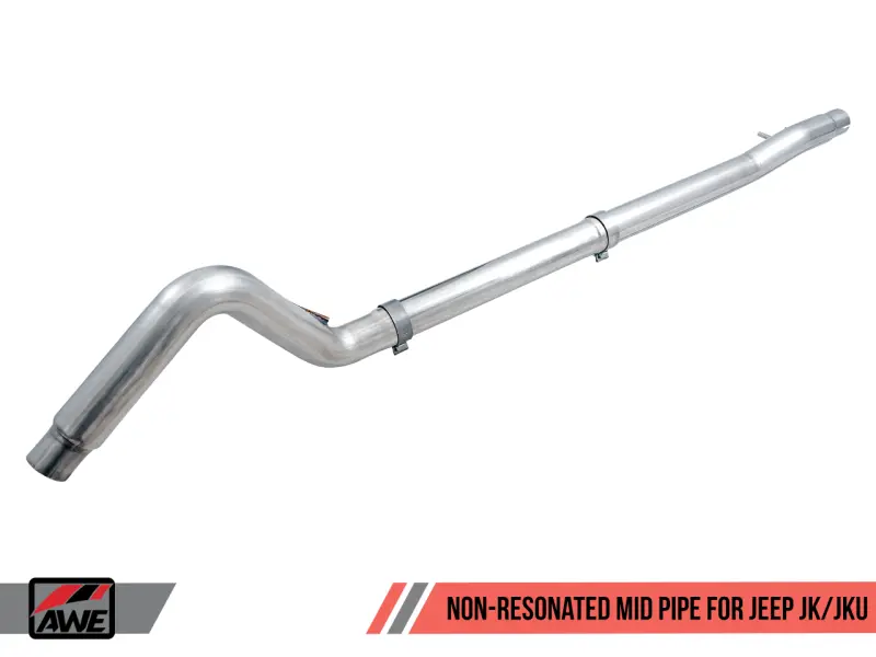 Awe Tuning Non-Resonated Mid-Pipe For 2007–2018 Jeep Wrangler Jk & Jku (3.6L V6) 1