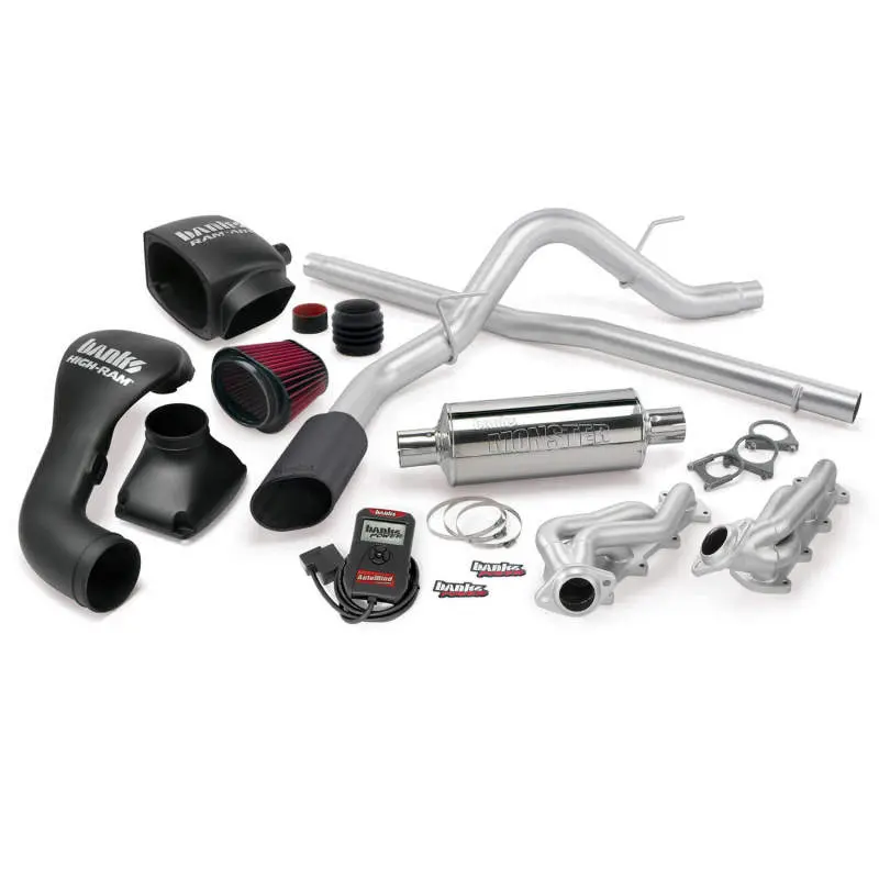 Banks Powerpack System For 2004–2008 Ford F-150 5.4L – Stainless Steel Single Exhaust With Black Tip 1