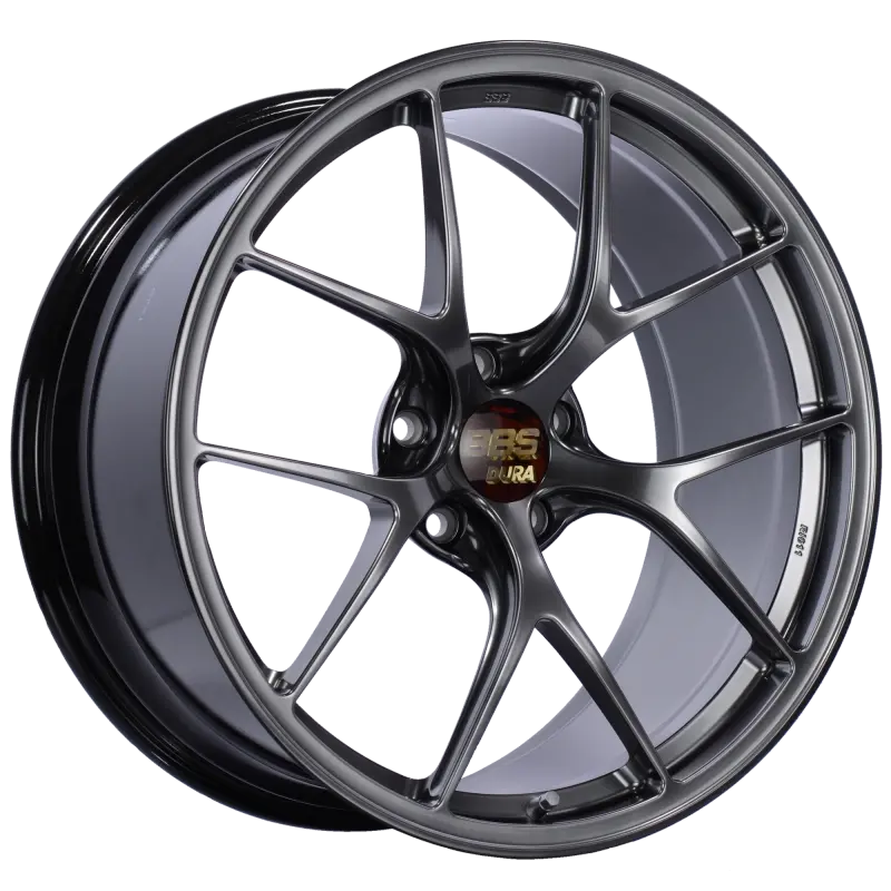 Bbs Ri-D Forged Aluminum Wheel — 20×10", 5×120 Bolt Pattern, Et34 Offset, Diamond Black Finish (Pfs/Clip Required) 1