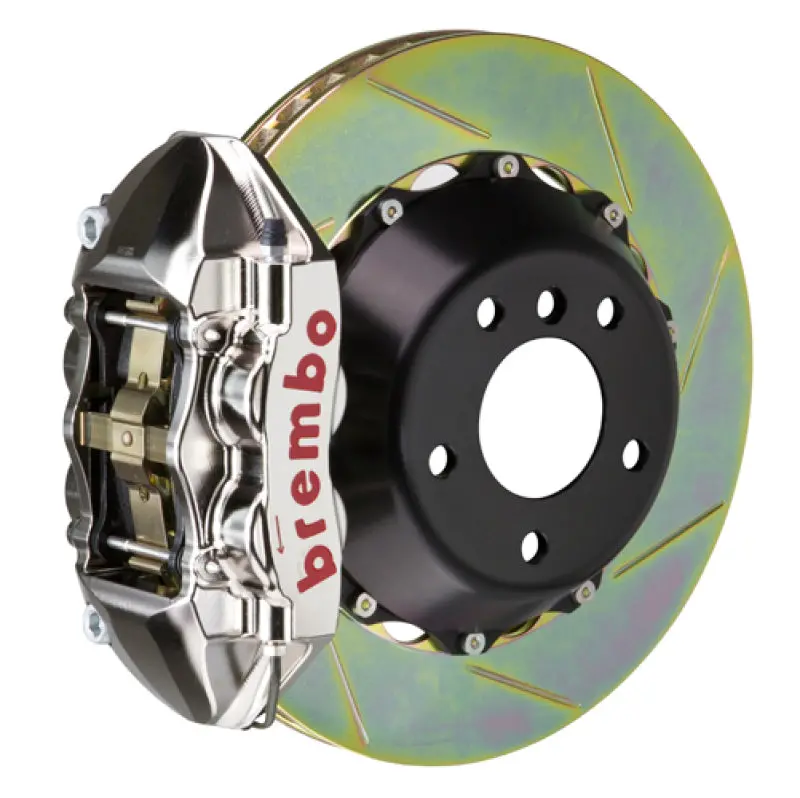 Brembo 11-12 1M Rear Gtr Bbk 4 Piston Billet345X28 2Pc Rotor Slotted Type-1- Nickel Plated 1