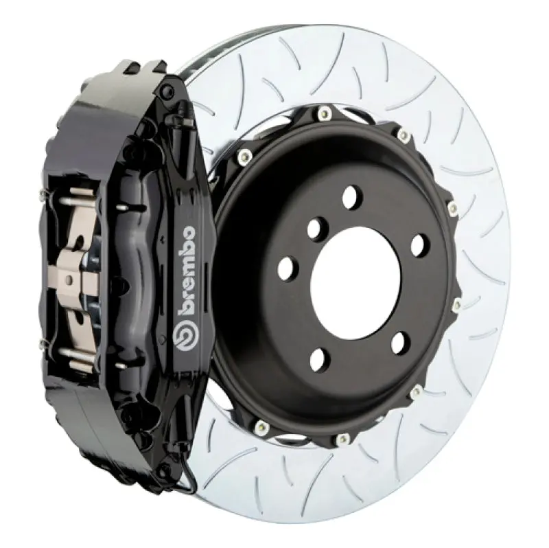 Brembo Front Gt Big Brake Kit For 2002–2007 Lexus Sc430 – 4-Piston Calipers, 355X32Mm Two-Piece Slotted Rotors (Type 3 Black Finish) 1