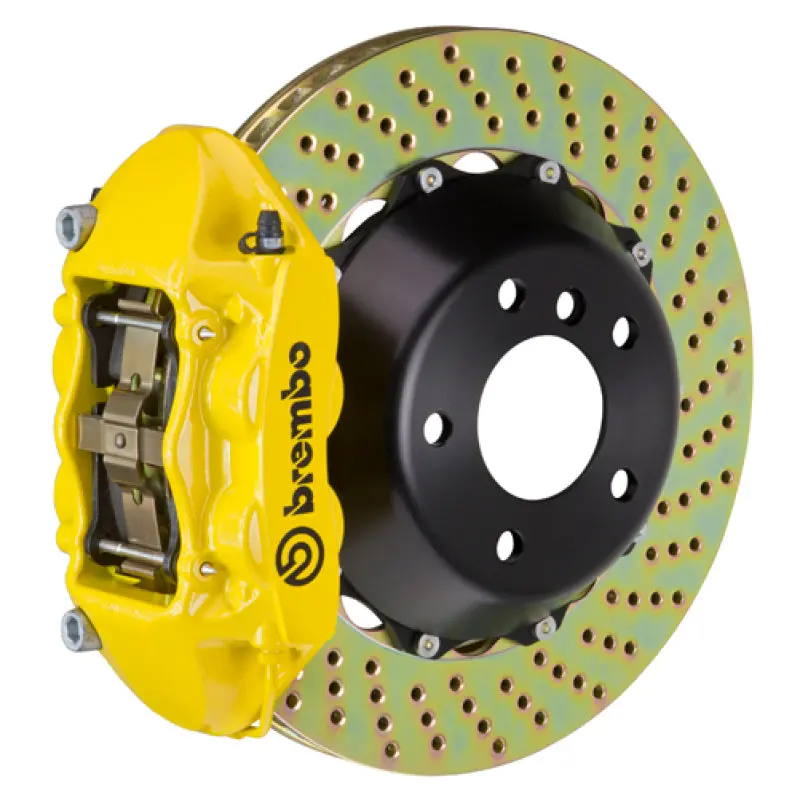 Brembo Gt Big Brake Kit – Rear, 345X28Mm Drilled & Slotted Rotors, 4-Piston Calipers For 2012–2015 Bmw 335I/Xdrive (Non-M Sport) 1