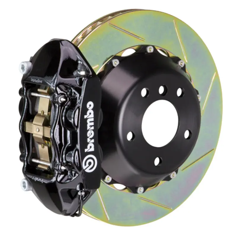 Brembo Gt Big Brake Kit – Rear, 380X28Mm Slotted Two-Piece Rotors With 4-Piston Calipers For 2001–2004 Porsche 996 C4S 1