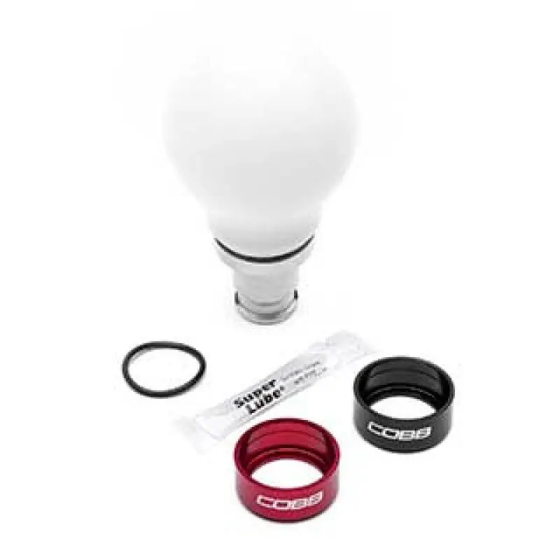 Cobb Short-Throw Weighted Shift Knob For 2017–2021 Honda Civic Type R (6-Speed) – White 1