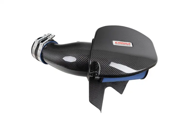 Corsa Carbon Fiber Cold Air Intake – 2021–2023 Dodge Challenger & Charger 6.4L V8, Oiled Filter 1