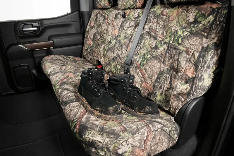 Covercraft Carhartt Camo Seatsaver – Custom Second-Row Seat Covers For 2021–2024 Jeep Wrangler (Mossy Oak Pattern) 1