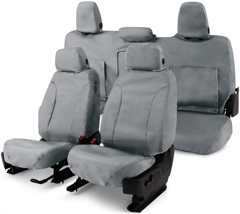 Covercraft Waterproof Polyester Seat Covers – Custom Fit, Second Row, Grey 1