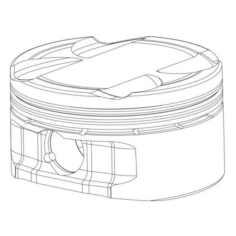 Cp Pistons & Rings For Honda/Acura K20 Engines – 87Mm Bore, +1.0Mm Overbore, 10.9:1 Compression Ratio (Single Piston) 1
