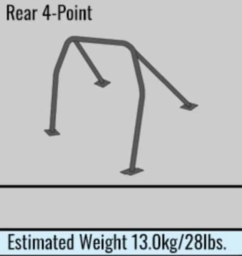 Cusco 4-Point Roll Cage For Mazda Na6Ce/Na8C Hardtop – 2-Seat Safety Configuration (Street/Track Use) 1