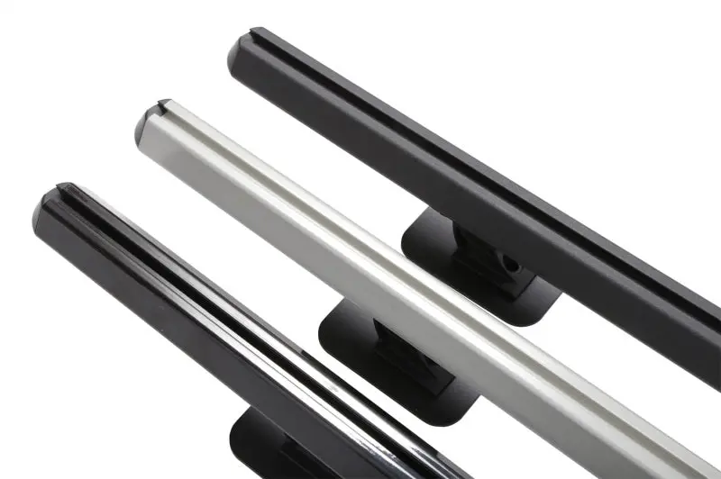Deezee Hex Series Gloss Black Side Rails For 2014–2023 Chevrolet Silverado 8-Foot Bed 2