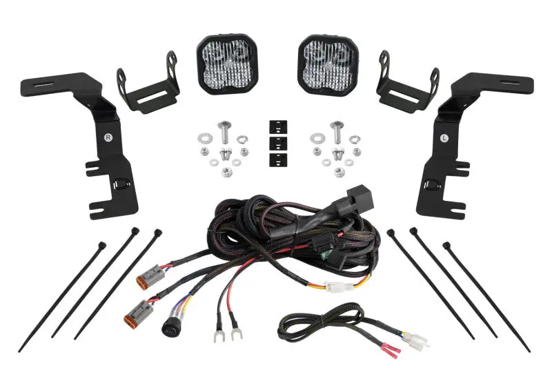 Diode Dynamics Ss3 Pro Ditch Light Kit – White Combo Beam, Compatible With 2023+ Chevrolet Colorado 1