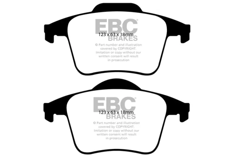 Ebc Greenstuff Rear Brake Pads For 2003–2007 Volvo Xc90 2.5T 1