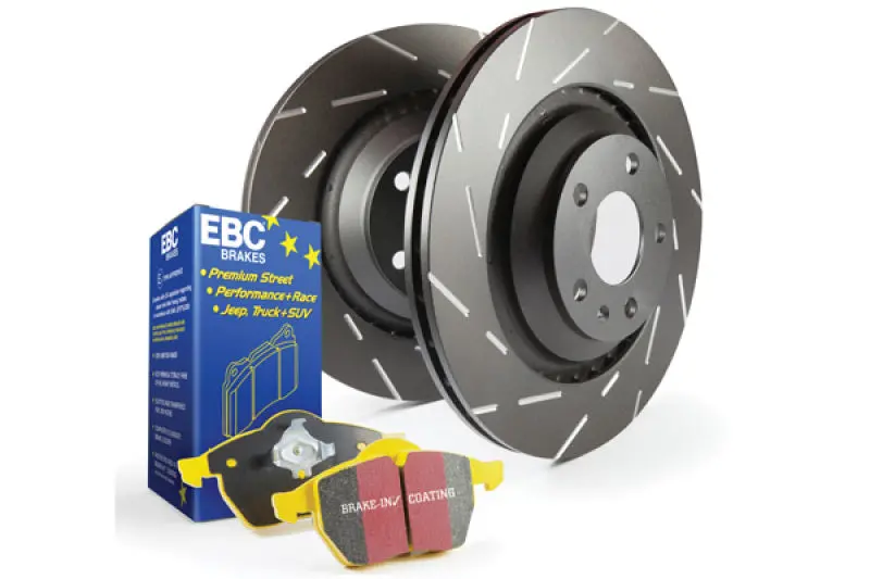 Ebc Yellowstuff High-Performance Brake Pad And Usr Drilled/Slotted Rotor Kit 1