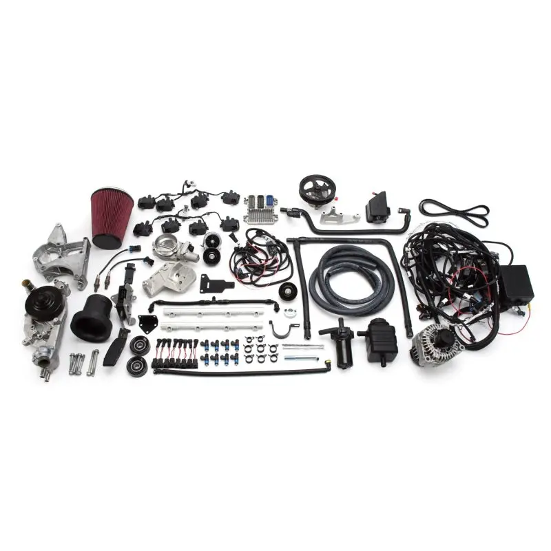 Edelbrock E-Force Supercharged 416 Ci Ls Crate Engine With Full Efi System And Accessories 1