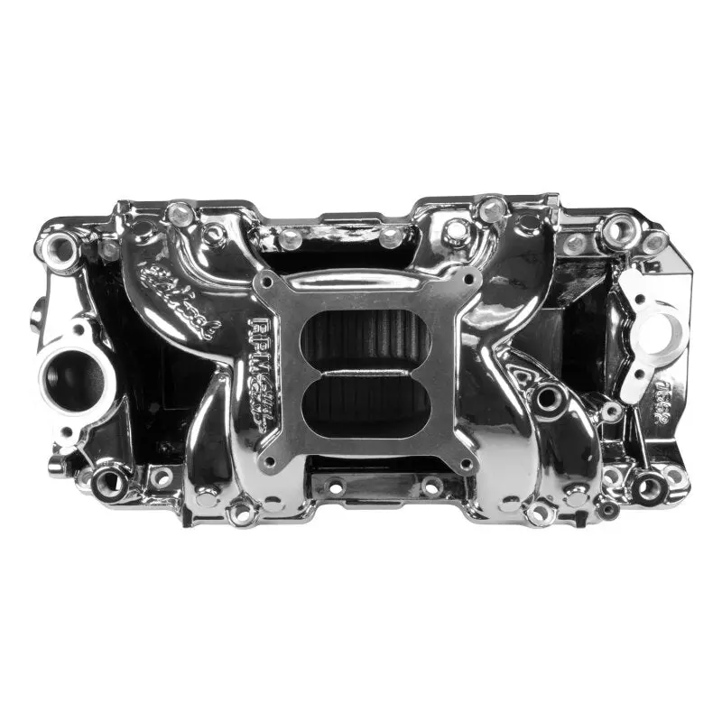 Edelbrock Rpm Air-Gap Dual-Plane Intake Manifold For Chevy Big Block – Chrome Plasma Finish 1