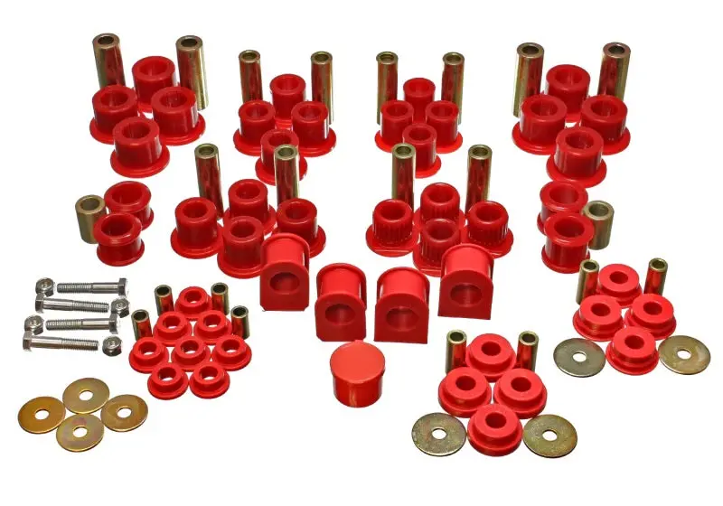 Energy Suspension Hyper-Flex Master Bushing Kit – 1999–2004 Ford F-250 Super Duty 4Wd (Red) 1