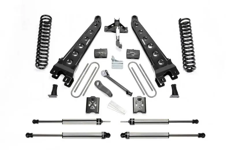 Fabtech 6" Radial Arm Lift System – 2005–2007 Ford F-250 4Wd W/ Factory Overload Springs, Coils & Dual-Adjustable Shocks 1