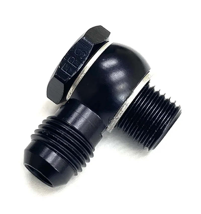 Fragola -8An Male Banjo Fitting With 16Mm X 1.5 Thread — Black Anodized 1