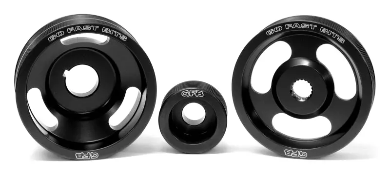 Gfb Underdrive Pulley Kit For 2004–2010 Subaru Wrx/Sti – Crank, Alternator & Power Steering With Belts 1