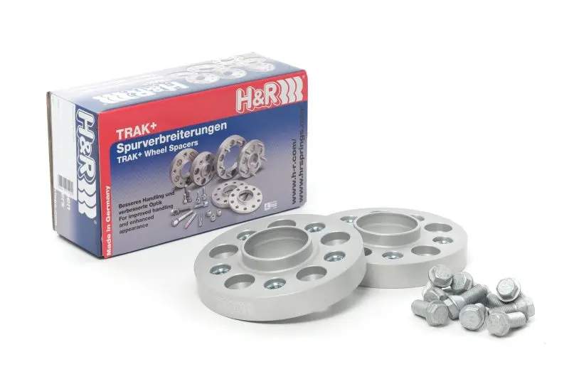 H&R Trak+ Wheel Adapters – 30Mm Offset, 5X112 Bolt Pattern, 66.5Mm Center Bore, M14X1.25 Thread, Black Finish 1