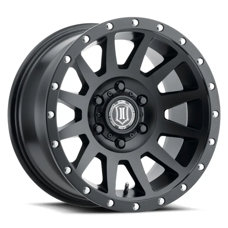 Icon Compression Series Off-Road Wheel – 18X9", 5X150 Bolt Pattern, 25Mm Offset, 6" Backspace, Satin Black 1