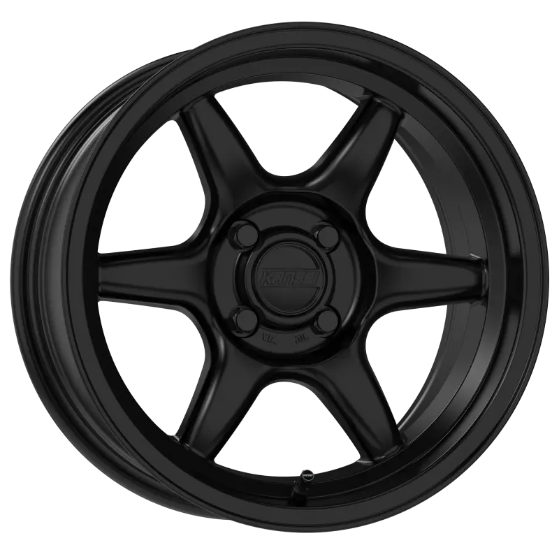 Kansei K11B 15X8" Satin Black Alloy Wheels – 4X114.3 Bolt Pattern, Zero Offset, 73.1Mm Center Bore 1