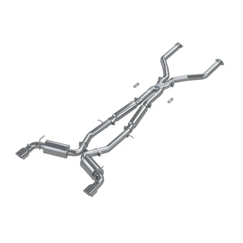 Mbrp Cat-Back Exhaust System For 2017+ Infiniti Q60 3.0L — Dual Exit, 3-Inch Diameter, T304 Stainless Steel 1