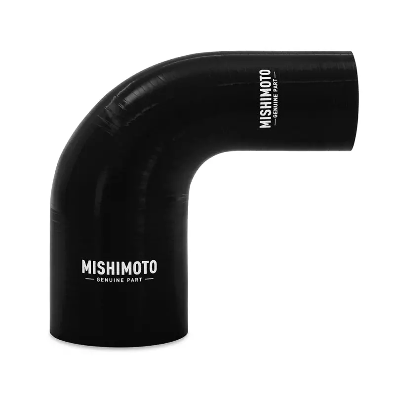 Mishimoto 90° Black Silicone Reducer Coupler: 2″ To 3″ Diameter 1