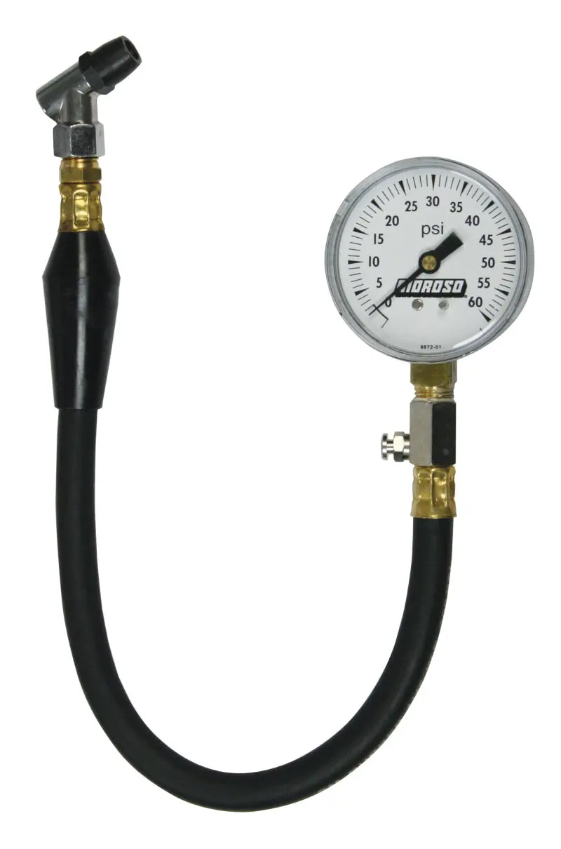 Moroso Precision Tire Pressure Gauge – 0–60 Psi, ±2% Accuracy, 2-5/8” Dial 1