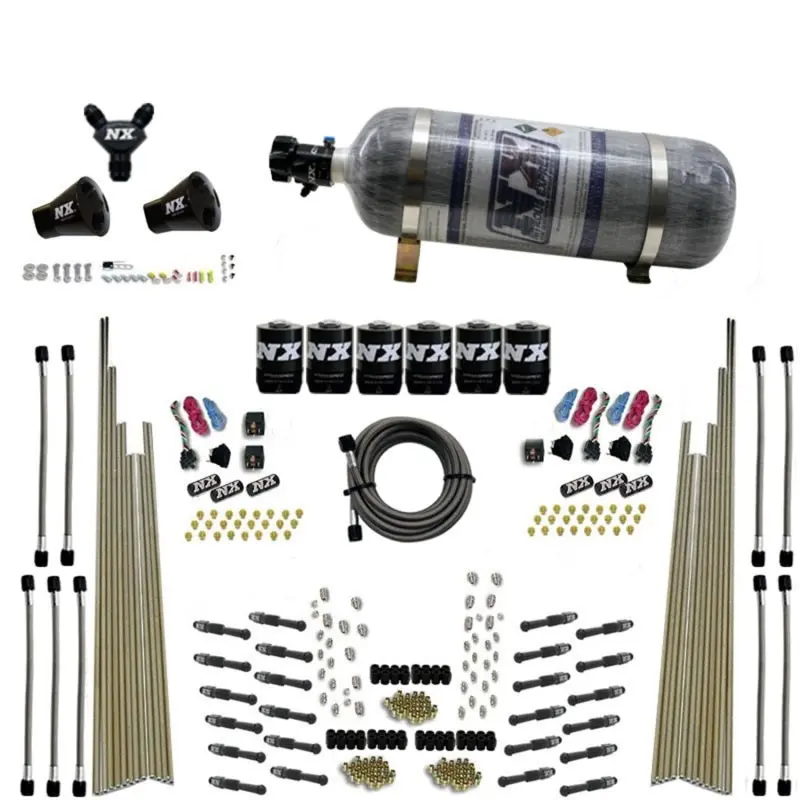 Nitrous Express Three-Stage Dry Direct Port Nitrous Kit – 8-Cylinder Engines (200–600 Hp) 1