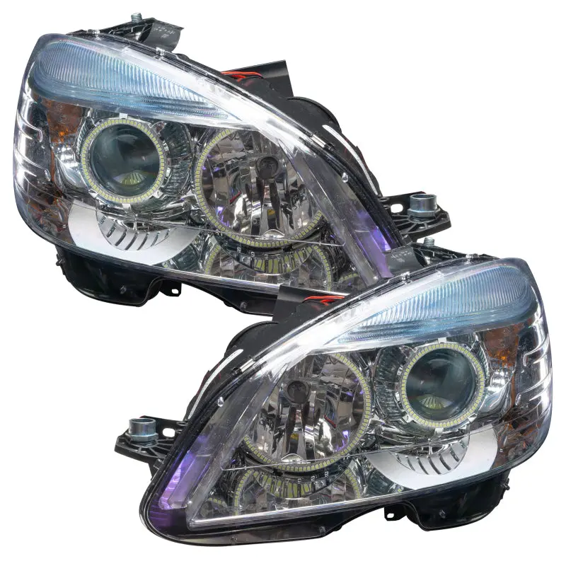 Oracle Pre-Assembled Projector Headlights For 2008–2011 Mercedes-Benz C-Class – Chrome Housing With Integrated 2.0 Control Module 2