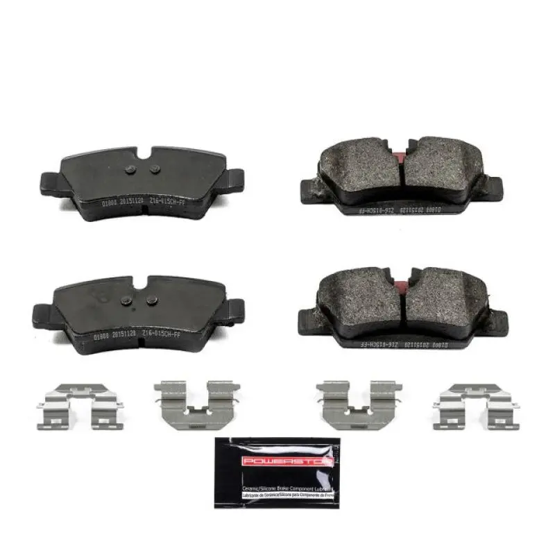 Power Stop Z23 Evolution Sport Rear Brake Pads With Hardware For 2015–2019 Mini Cooper 1