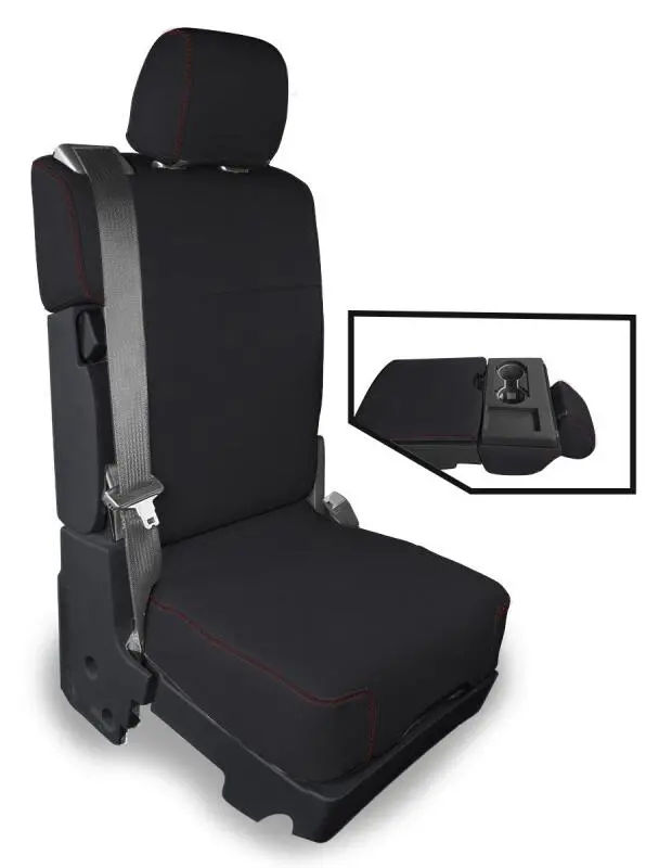 Prp Center Jump Seat Cover With Upper Console For 2015+ Ford F-150 & 2017+ Super Duty – Red 1