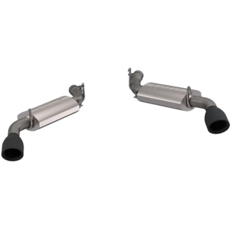 Qtp Ar3 Axle-Back Exhaust System With 4.5" Black Tips For 2010–2013 Chevrolet Camaro Ss 6.2L 1