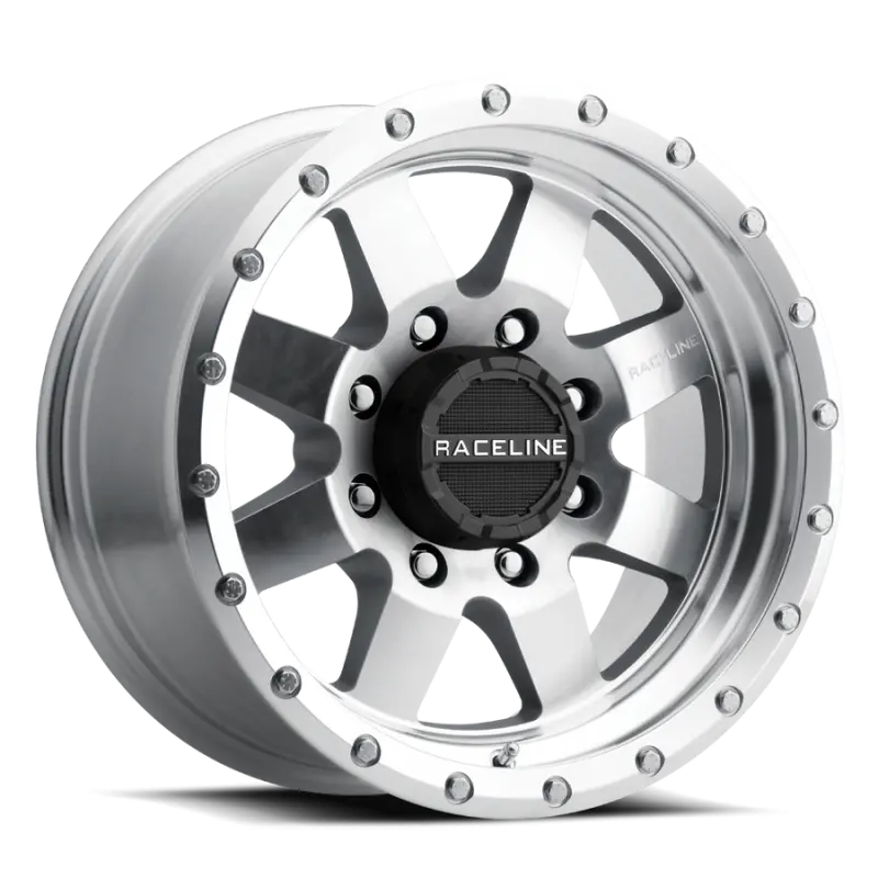 Raceline 935Mc Defender 17X9In / 8X165.1 Bp / 0Mm Offset / 130.81Mm Bore - Machined Wheel 1
