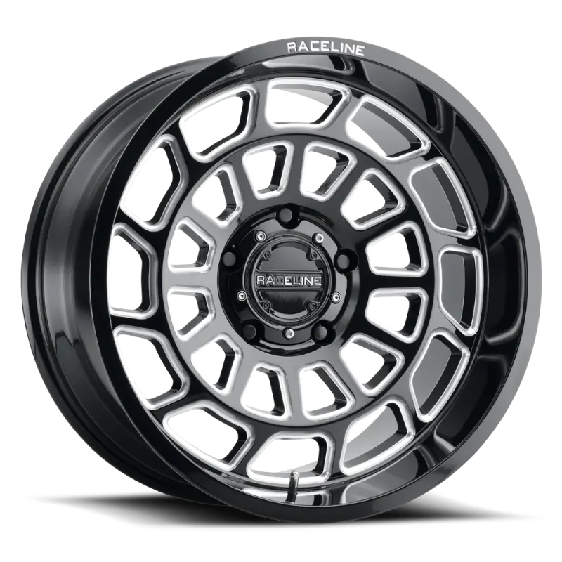 Raceline 955M Warp 20X9In / 8X170 Bp / 0Mm Offset / 125.2Mm Bore - Satin Black & Milled Wheel 1