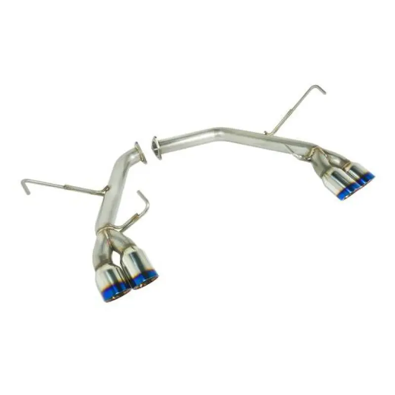 Remark Axle-Back Exhaust System For 2015–2018 Subaru Wrx/Sti – Burnt Stainless Steel Dual-Wall Tips 1