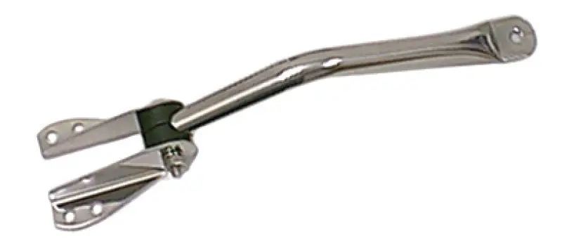 Rugged Ridge Stainless Steel Left-Side Mirror Arm And Bracket For 1955–1986 Jeep Cj Models 1