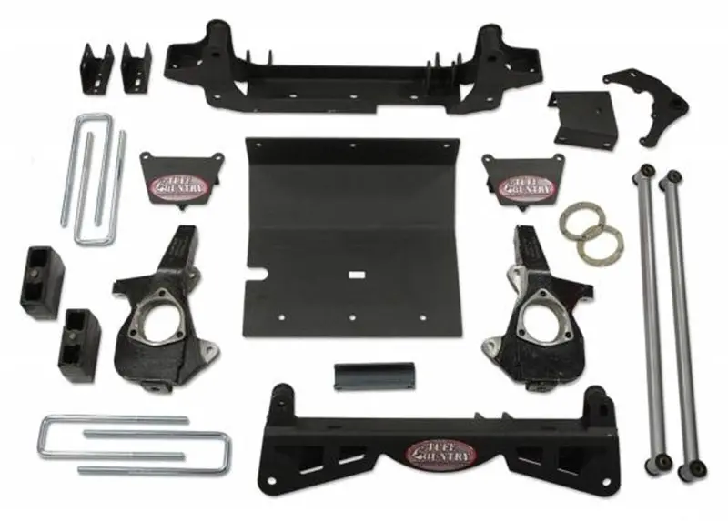 Tuff Country 01-06 Silverado 3500 4X4 6In Lift Kit (W/3Pc Sub Frm Incl. Dually Models No Shocks) 1